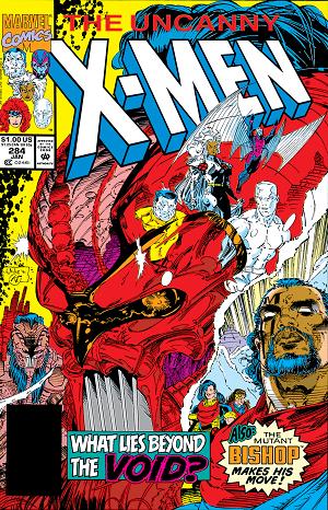 Uncanny X-Men #284  cover