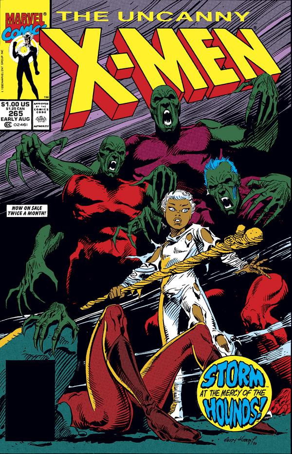 Uncanny X-Men #265  cover