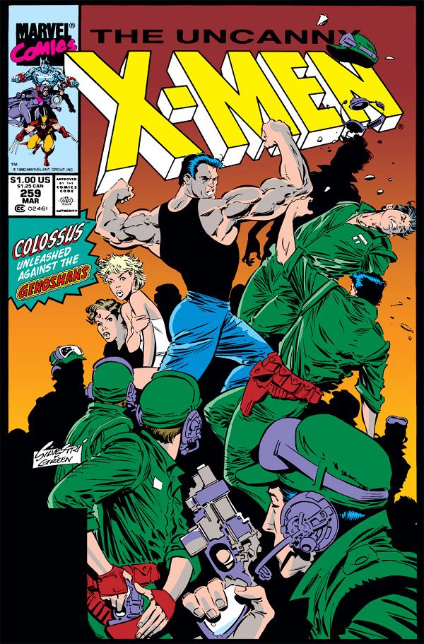Uncanny X-Men #259  cover