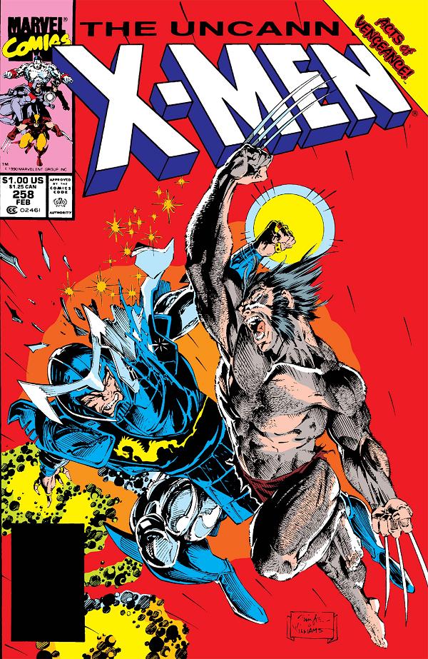 Uncanny X-Men #258  cover