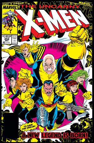 Uncanny X-Men #254  cover