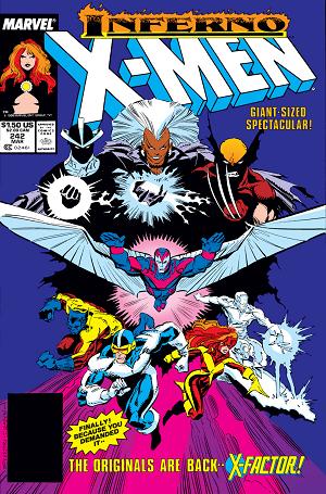 Uncanny X-Men #242  cover