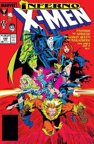 Uncanny X-Men #240  cover