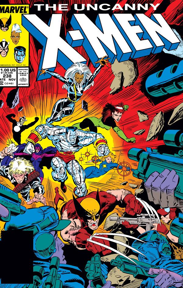 Uncanny X-Men #238  cover