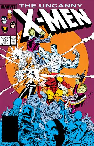 Uncanny X-Men #229  cover
