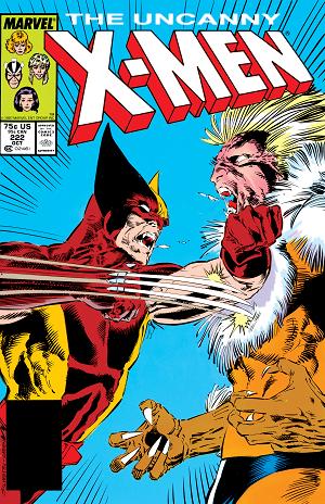 Uncanny X-Men #222  cover