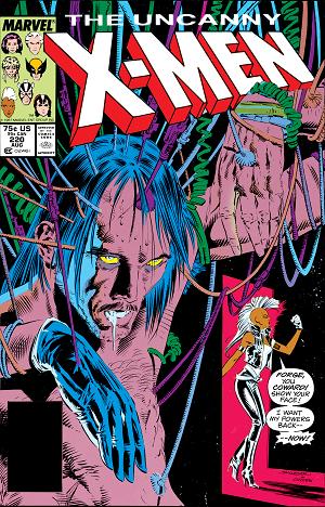 Uncanny X-Men #220  cover