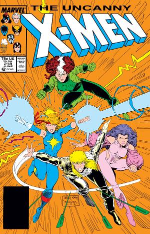 Uncanny X-Men #218  cover