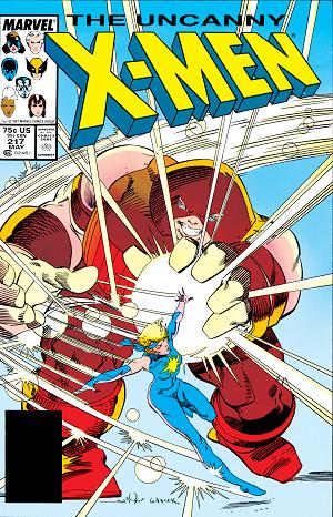 Uncanny X-Men #217  cover