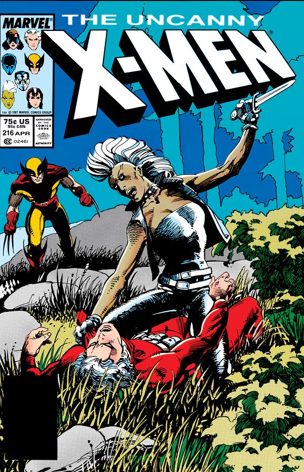 Uncanny X-Men #216  cover