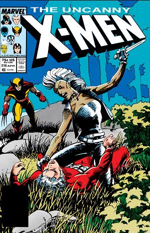 Uncanny X-Men #216  cover