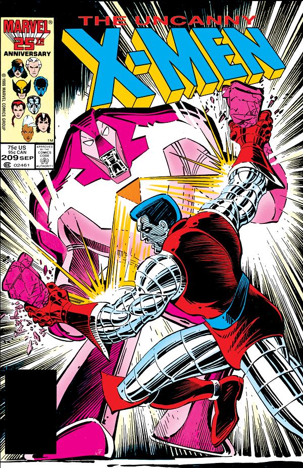 Uncanny X-Men #209  cover