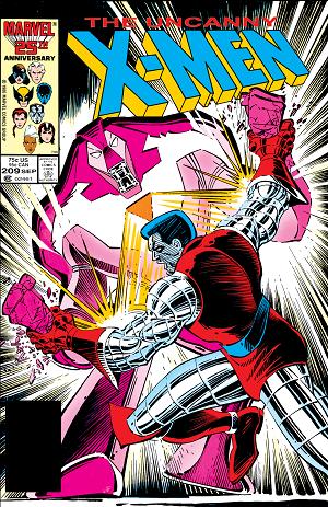 Uncanny X-Men #209  cover