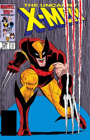 Uncanny X-Men #207  cover