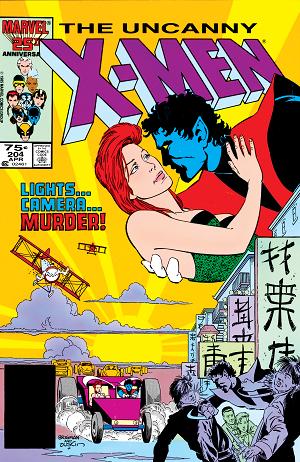 Uncanny X-Men #204 cover