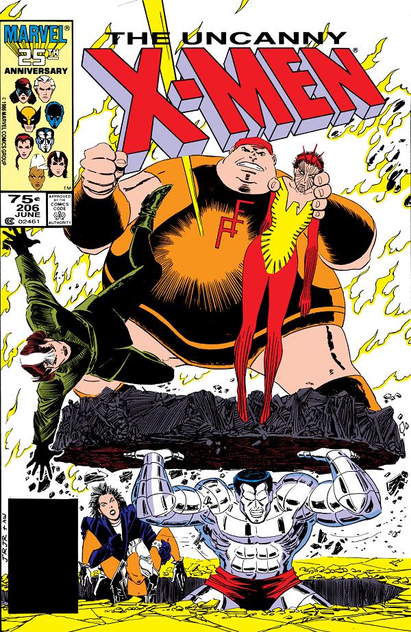 Uncanny X-Men #206  cover