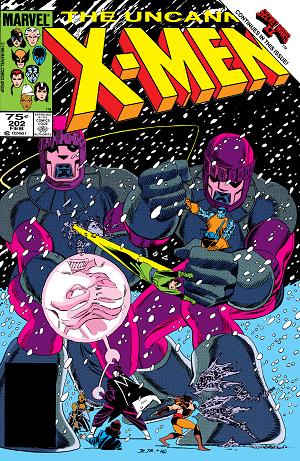 Uncanny X-Men #202  cover