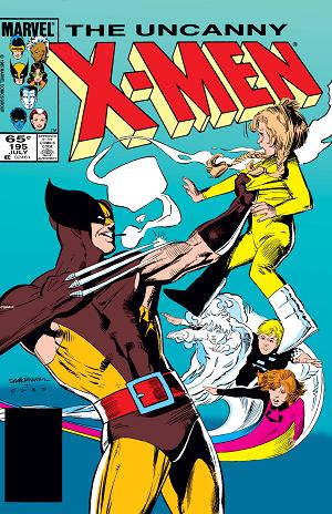Uncanny X-Men #195  cover