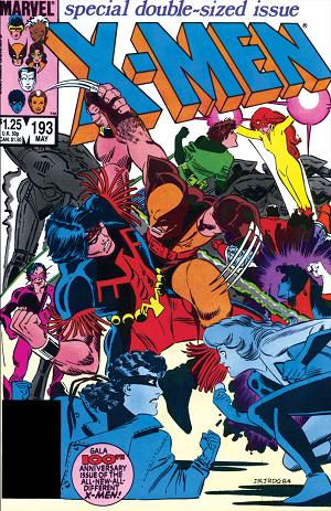Uncanny X-Men #193  cover