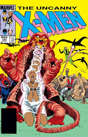 Uncanny X-Men #187  cover