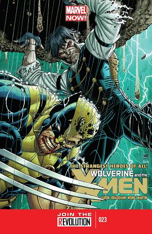 Wolverine & The X-Men #23  cover