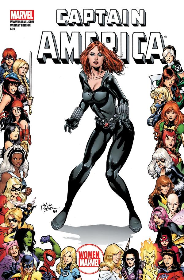 Captain America #609 (WOMEN OF MARVEL cover