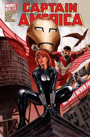 Captain America #32  cover