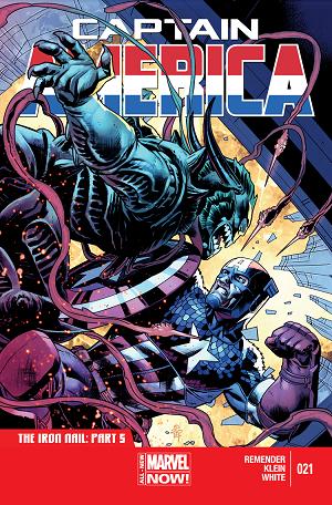 Captain America #21  cover