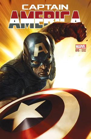 Captain America #15  cover