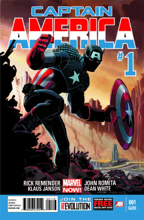Captain America #1  cover