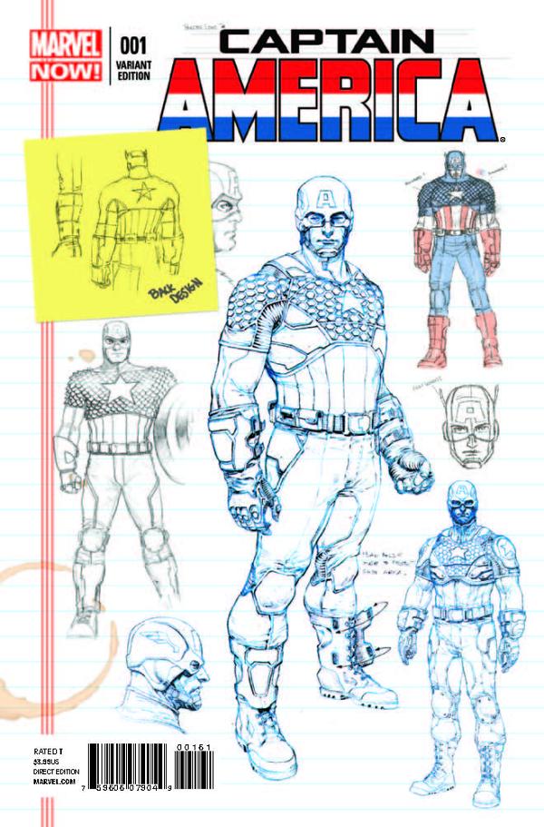 Captain America #1  cover