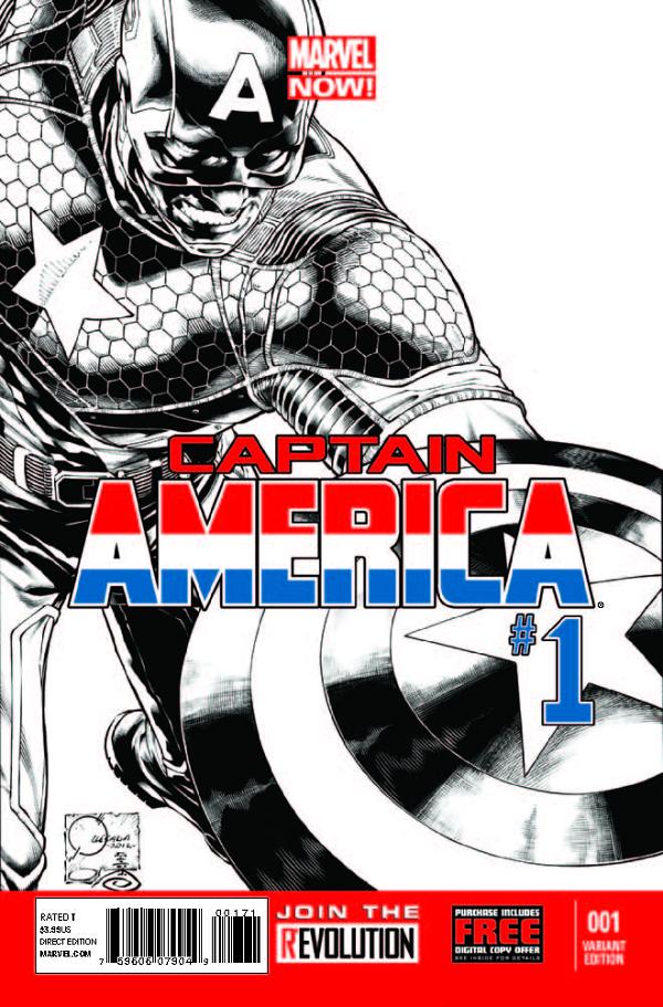 Captain America #1  cover