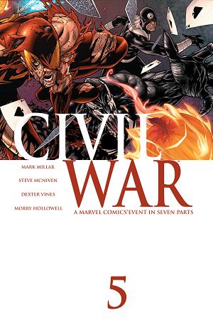 Civil War #5 cover