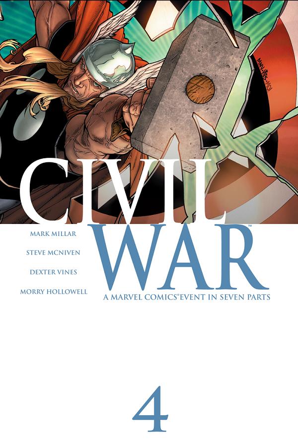 Civil War #4  cover