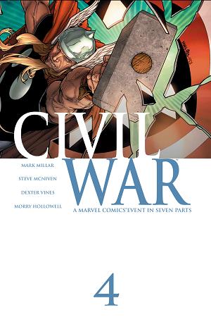 Civil War #4 cover