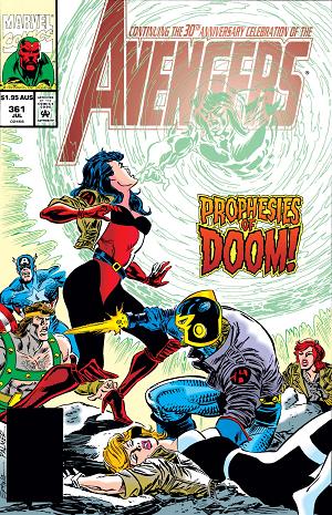 Avengers #361 cover