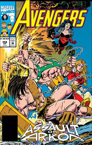 Avengers #358 cover