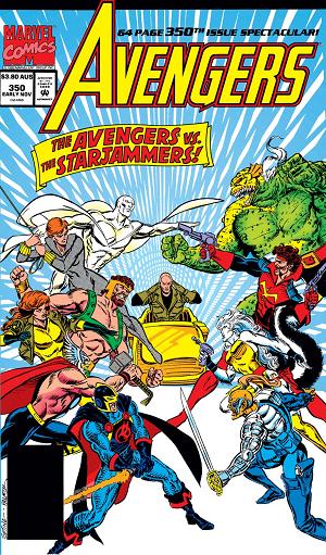 Avengers #350 cover