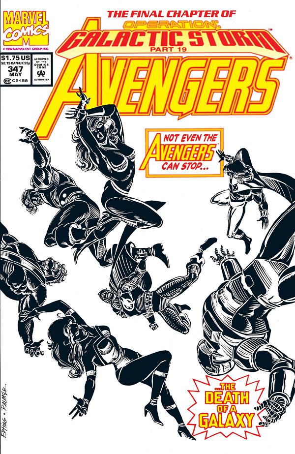 Avengers #347  cover