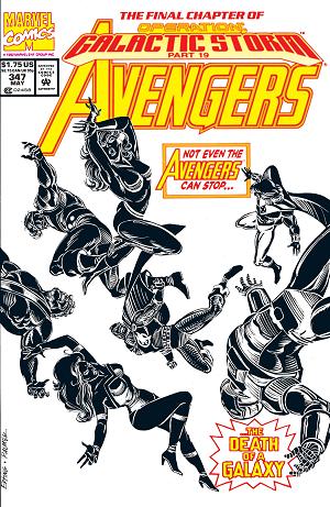 Avengers #347  cover