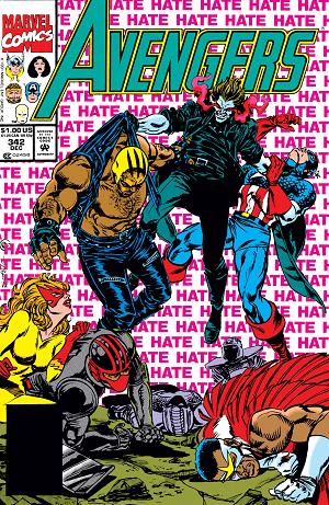 Avengers #342  cover