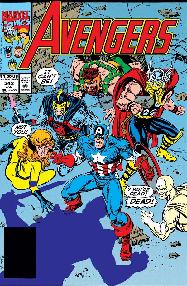 Avengers #343  cover