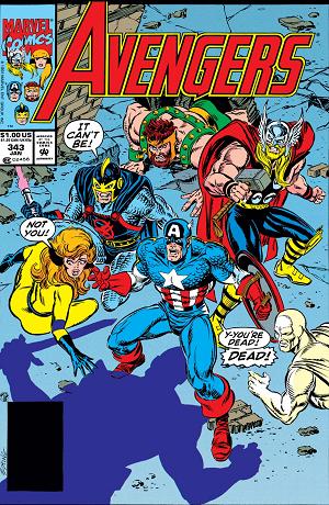 Avengers #343 cover