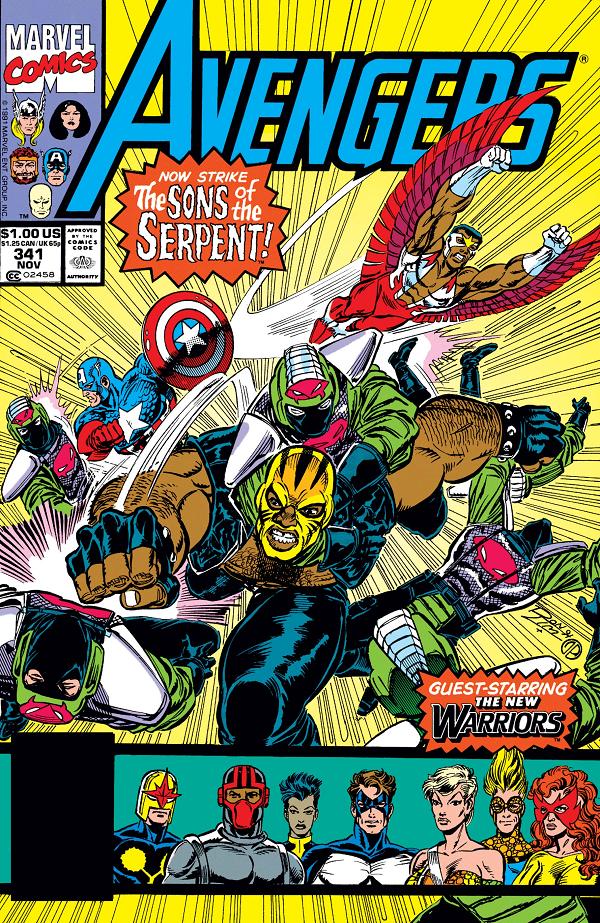 Avengers #341  cover