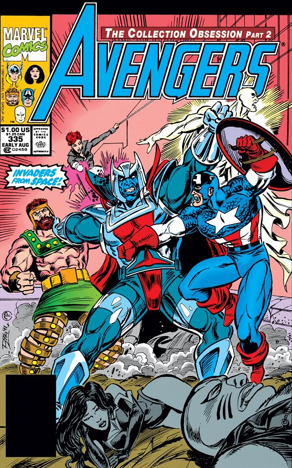 Avengers #335  cover