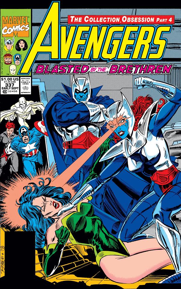 Avengers #337  cover