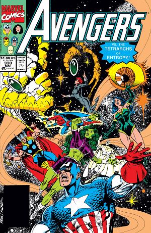 Avengers #330  cover