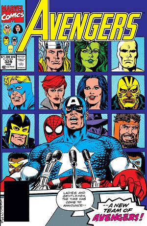 Avengers #329  cover