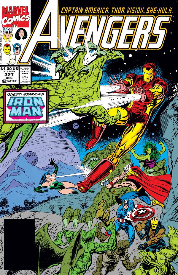 Avengers #327  cover