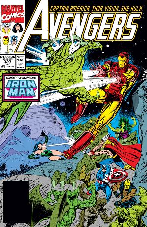 Avengers #327  cover